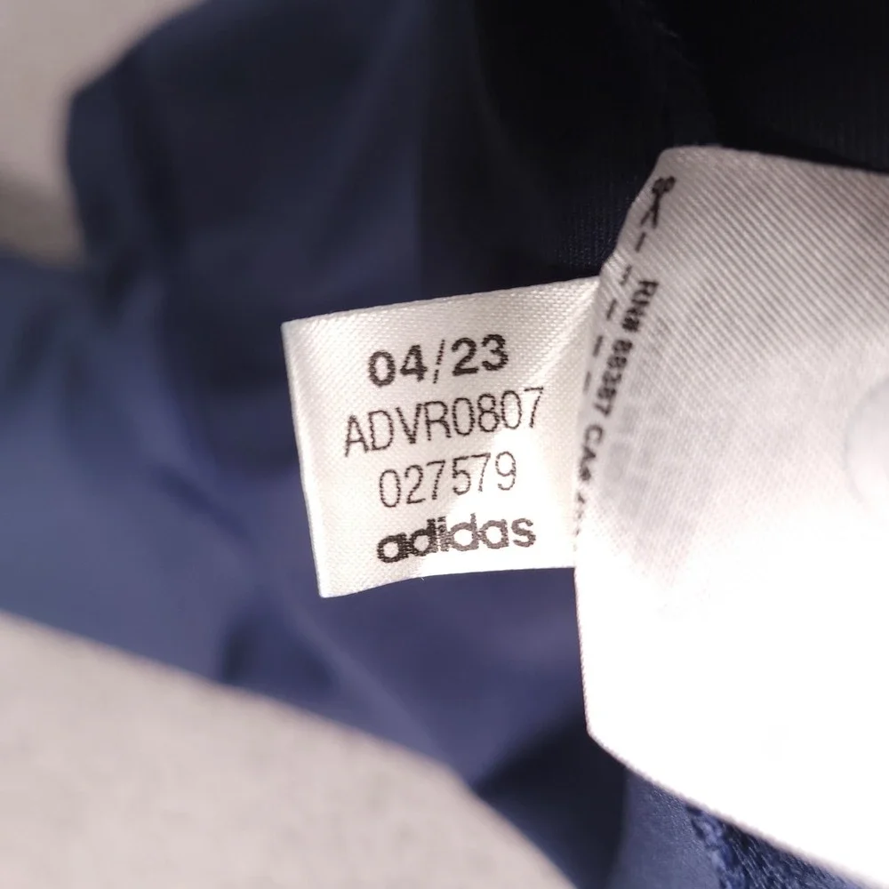 ADIDAS Golf Shirt Mens Size 2XL Blue 1/4‎ Zip Performance Long Sleeve Pullover